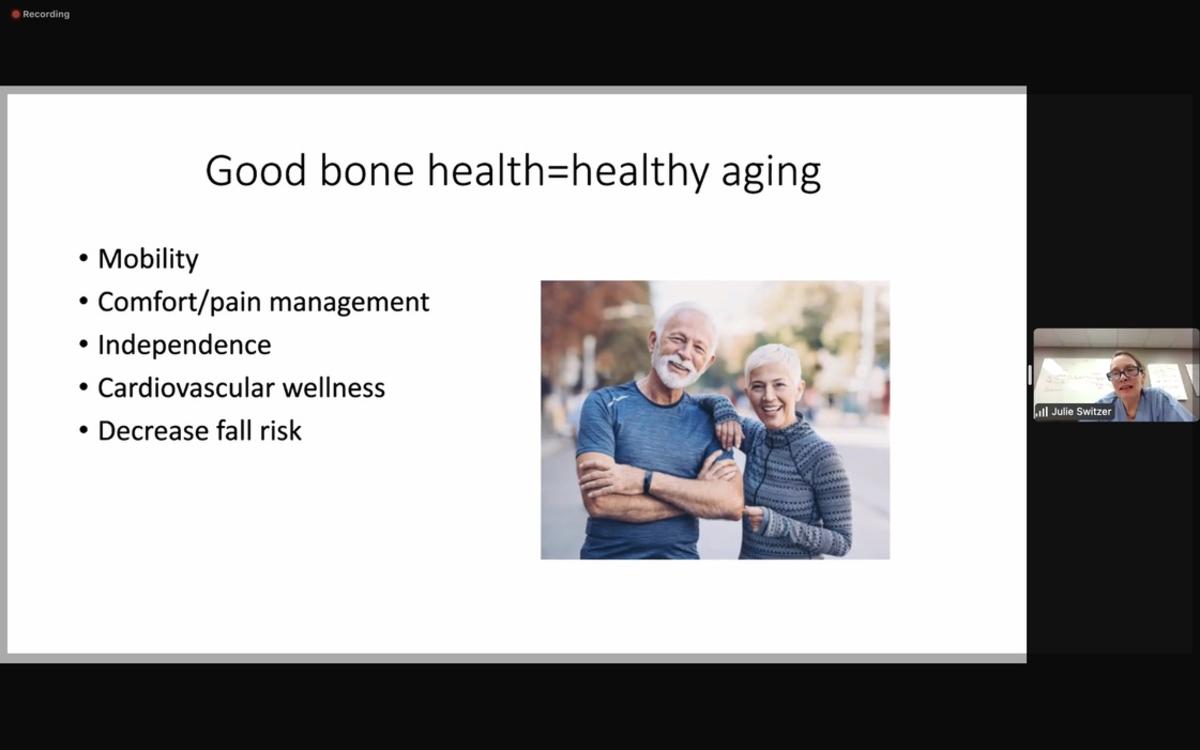 Good bone health=healthy aging