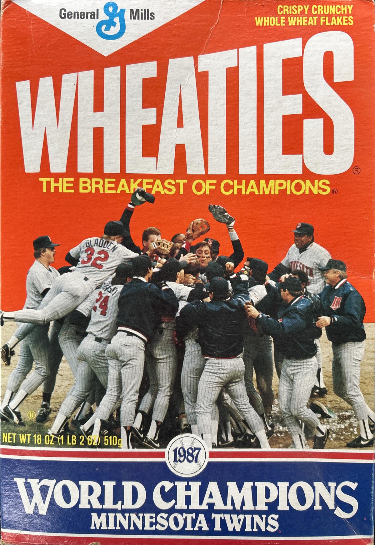 Wheaties 1987 Twins World Series box