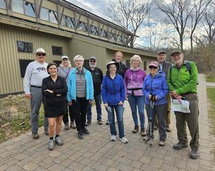 UMRA Hiking Club, Richardson Nature Center, 4.15.2024. Photo by Bev Moe